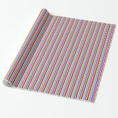 Helderheid Snoep Stripe Cadeaupapier (Uitgerold)