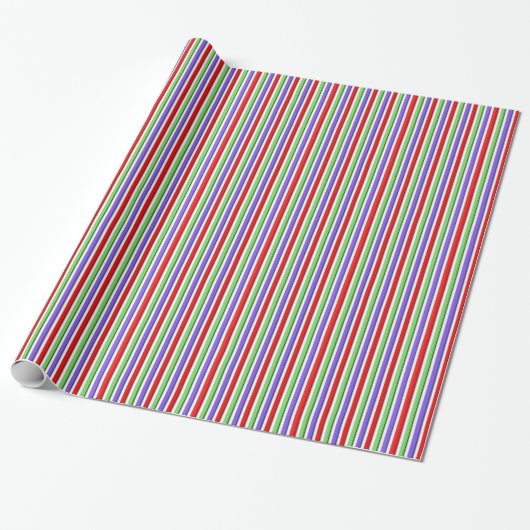 Helderheid Snoep Stripe Cadeaupapier (Uitgerold)