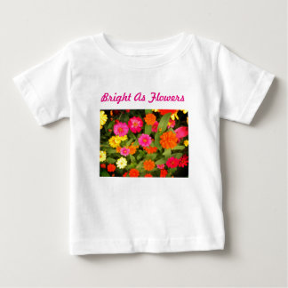 Helderheid T-shirt bloemen Roze Toddler Ruffle