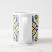 Helderheid tegelpatroon, Portugal Grote Koffiekop (Achterkant)