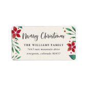 Helderheid | Termijnadres feestdag Etiket (Voorkant)