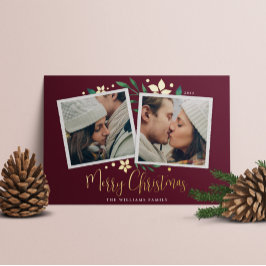 Helderheid | Twee foto Folie Feestdagenkaart