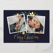 Helderheid | Twee foto Folie Feestdagenkaart (Voorkant)