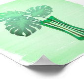 Helderheid van de Groenen in het vaas Poster (Hoek)