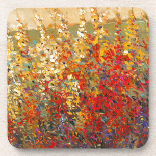 Helderheid van de lentestbloemen bier onderzetter