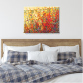 Helderheid van de lentestbloemen canvas afdruk (Insitu (Slaapkamer))