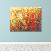 Helderheid van de lentestbloemen canvas afdruk (Insitu (Houten vloer))