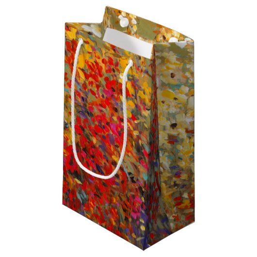 Helderheid van de lentestbloemen klein cadeauzakje (Voorkant Gekanteld)