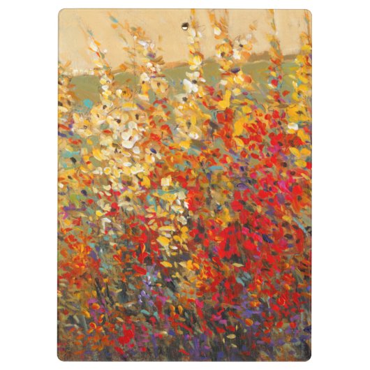 Helderheid van de lentestbloemen klembord (Achterkant)