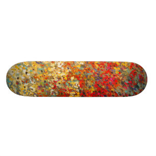 Helderheid van de lentestbloemen skateboard