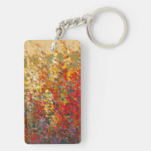 Helderheid van de lentestbloemen sleutelhanger (achterkant)