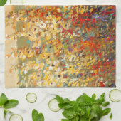 Helderheid van de lentestbloemen theedoek (Gevouwen)