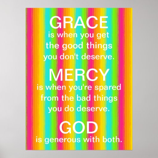 Helderheid van de regenboog en Gods herinnering Poster (Voorkant)