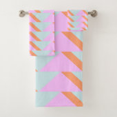 Helderheid van gebastel Retro Geometric Pattern ro Bad Handdoek (Insitu)