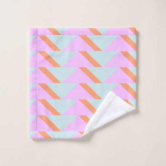 Helderheid van gebastel Retro Geometric Pattern ro Bad Handdoek (Wasdoekje)