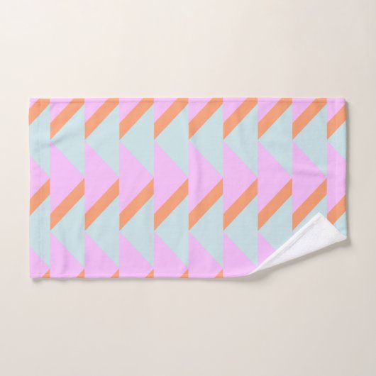 Helderheid van gebastel Retro Geometric Pattern ro Bad Handdoek (Handdoek)