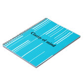 Helderheid van geest notitieboek (Linkerzijde)