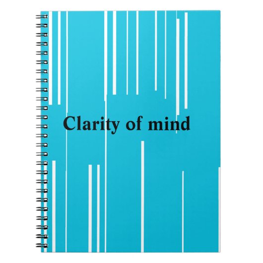 Helderheid van geest notitieboek (Voorkant)