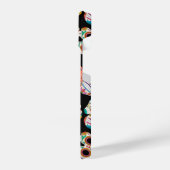 Helderheid van het patroon van suikerschedels op z iPhone hoesje (Linkerkant)