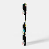 Helderheid van het patroon van suikerschedels op z iPhone hoesje (Rechterkant)