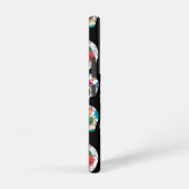 Helderheid van het patroon van suikerschedels op z samsung galaxy hoesje (Rechterkant)