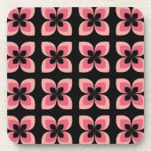 Helderheid van het twee-zonder roze ventilatorpatr bier onderzetter (Voorkant)