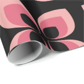 Helderheid van het twee-zonder roze ventilatorpatr cadeaupapier (Rol Hoek)