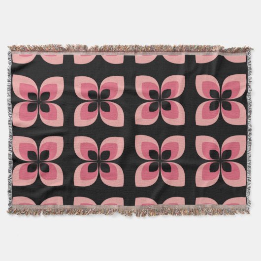 Helderheid van het twee-zonder roze ventilatorpatr deken (Voorkant)