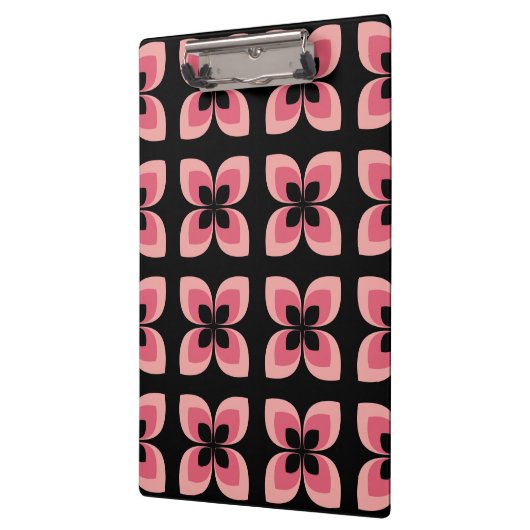 Helderheid van het twee-zonder roze ventilatorpatr klembord (Links)