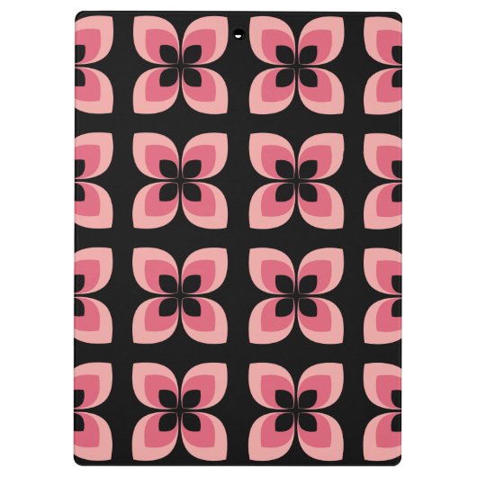 Helderheid van het twee-zonder roze ventilatorpatr klembord (Achterkant)