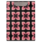 Helderheid van het twee-zonder roze ventilatorpatr klembord (Voorkant)