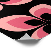 Helderheid van het twee-zonder roze ventilatorpatr poster (Hoek)