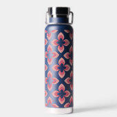 Helderheid van het twee-zonder roze ventilatorpatr waterfles (Achterkant)