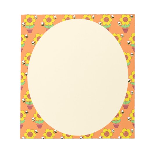 Helderheid van Oranje en geel zonlicht Notitieblok (Voorkant)