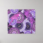 Helderheid van papegaaien canvas afdruk (Voorkant)