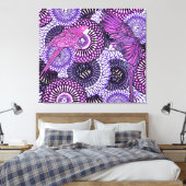 Helderheid van papegaaien canvas afdruk (Insitu (Slaapkamer))