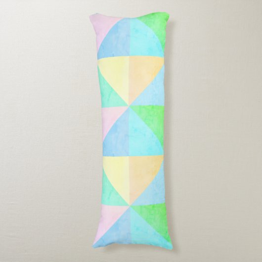 Helderheid van Pastels Lichaamskussen (Voorkant Verticaal)