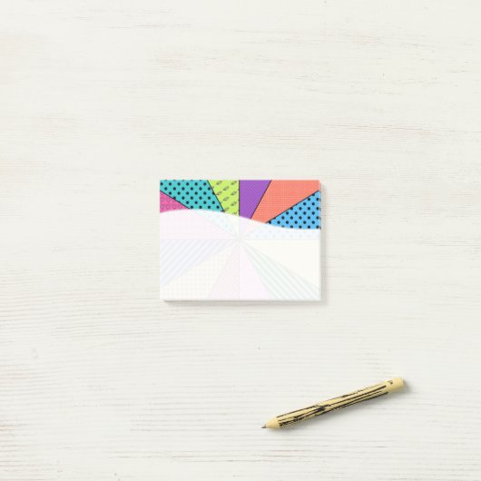 Helderheid van patroonhoeken post-it® notes (Op bureau)