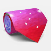 Helderheid van stripe impressionist regenboog stropdas (Opgerold)