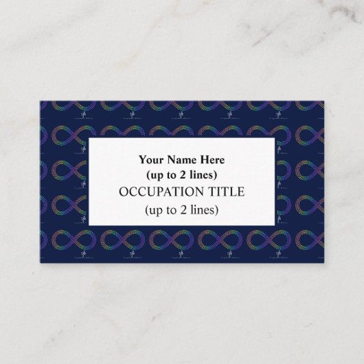 Helderheid van tropisch spectrum visitekaartje (Voorkant)