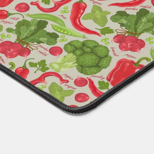 Helderheid van verse groenten bureaumat (Hoek)