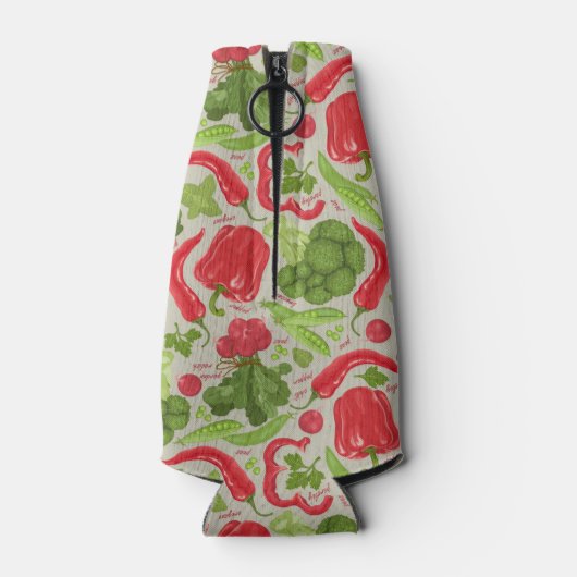 Helderheid van verse groenten flesjeskoeler (Achterkant)