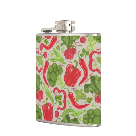 Helderheid van verse groenten heupfles (Links)