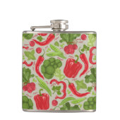 Helderheid van verse groenten heupfles (Voorkant)