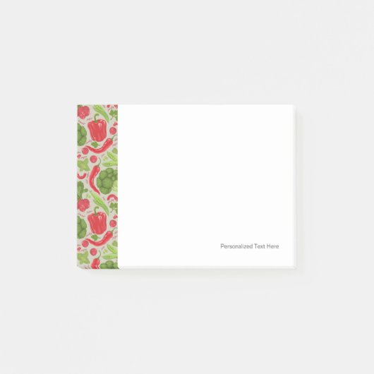 Helderheid van verse groenten post-it® notes (Voorkant)