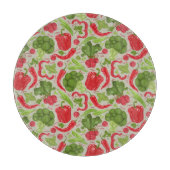 Helderheid van verse groenten snijplank (Voorkant)