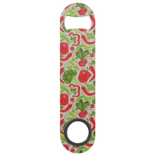 Helderheid van verse groenten speed flessenopener (Voorkant)