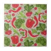 Helderheid van verse groenten tegeltje (Voorkant)