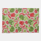 Helderheid van verse groenten theedoek (Horizontaal)