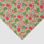 Helderheid van verse groenten tissuepapier (Detail)